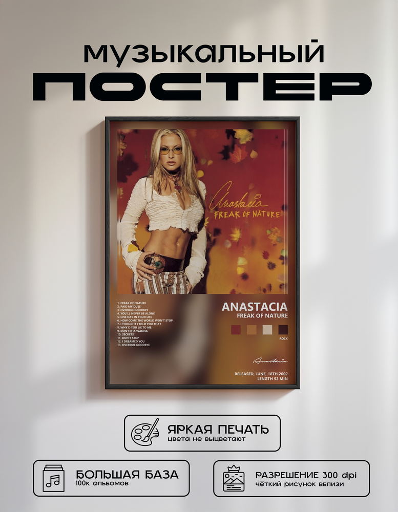 Music poster: Anastacia - Freak of Nature