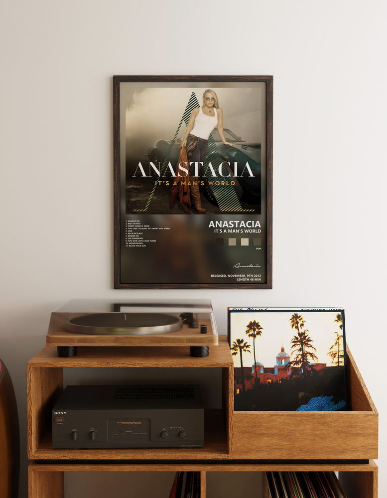 Music poster: Anastacia - Its a Mans World