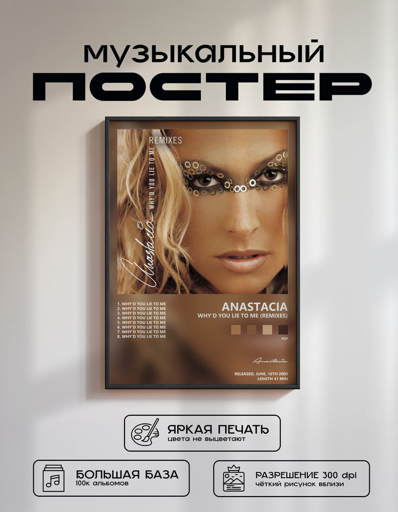 Music poster: Anastacia - Whyd You Lie to Me Remixes