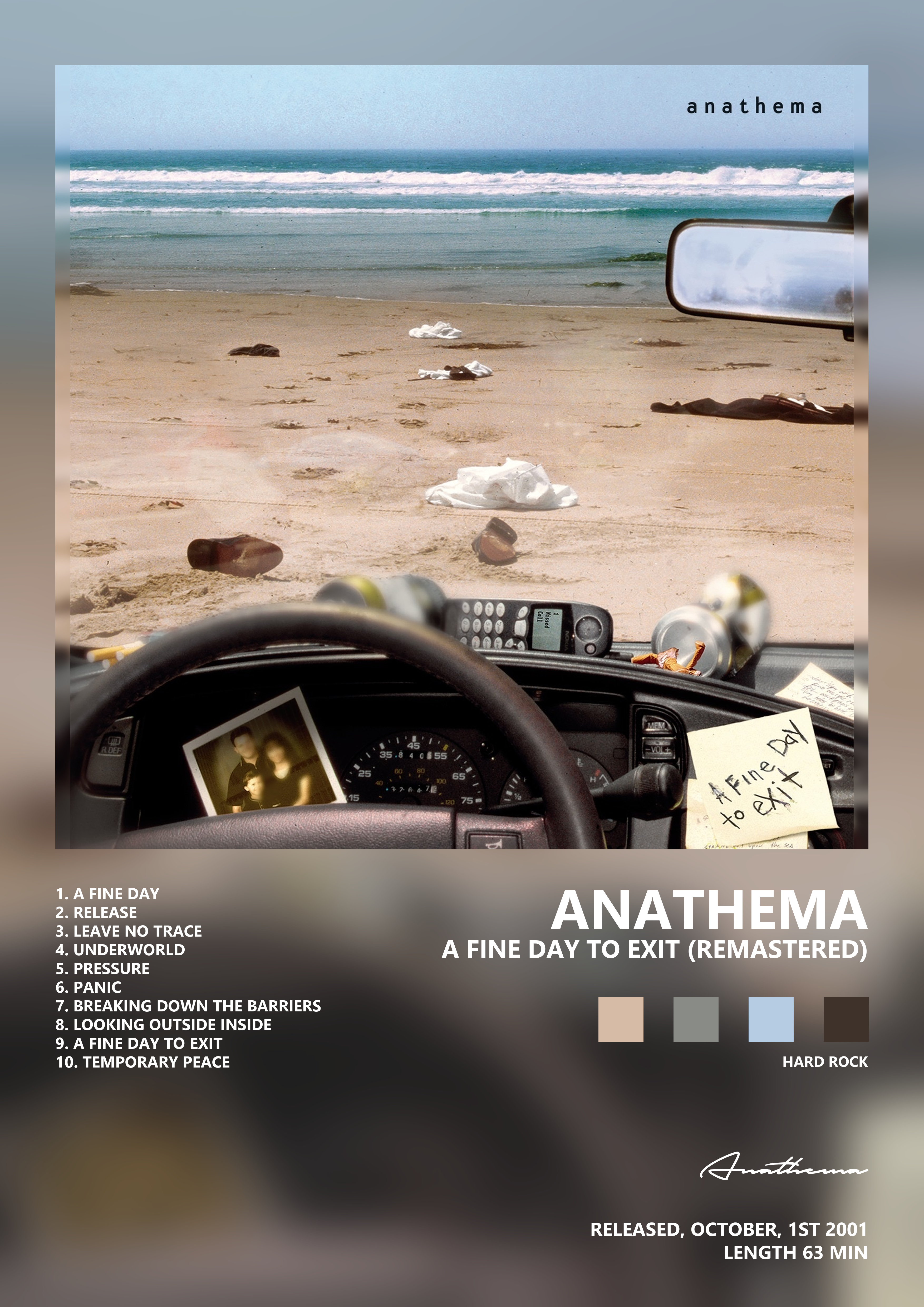 Music poster: Anathema - A Fine Day to Exit Remastered