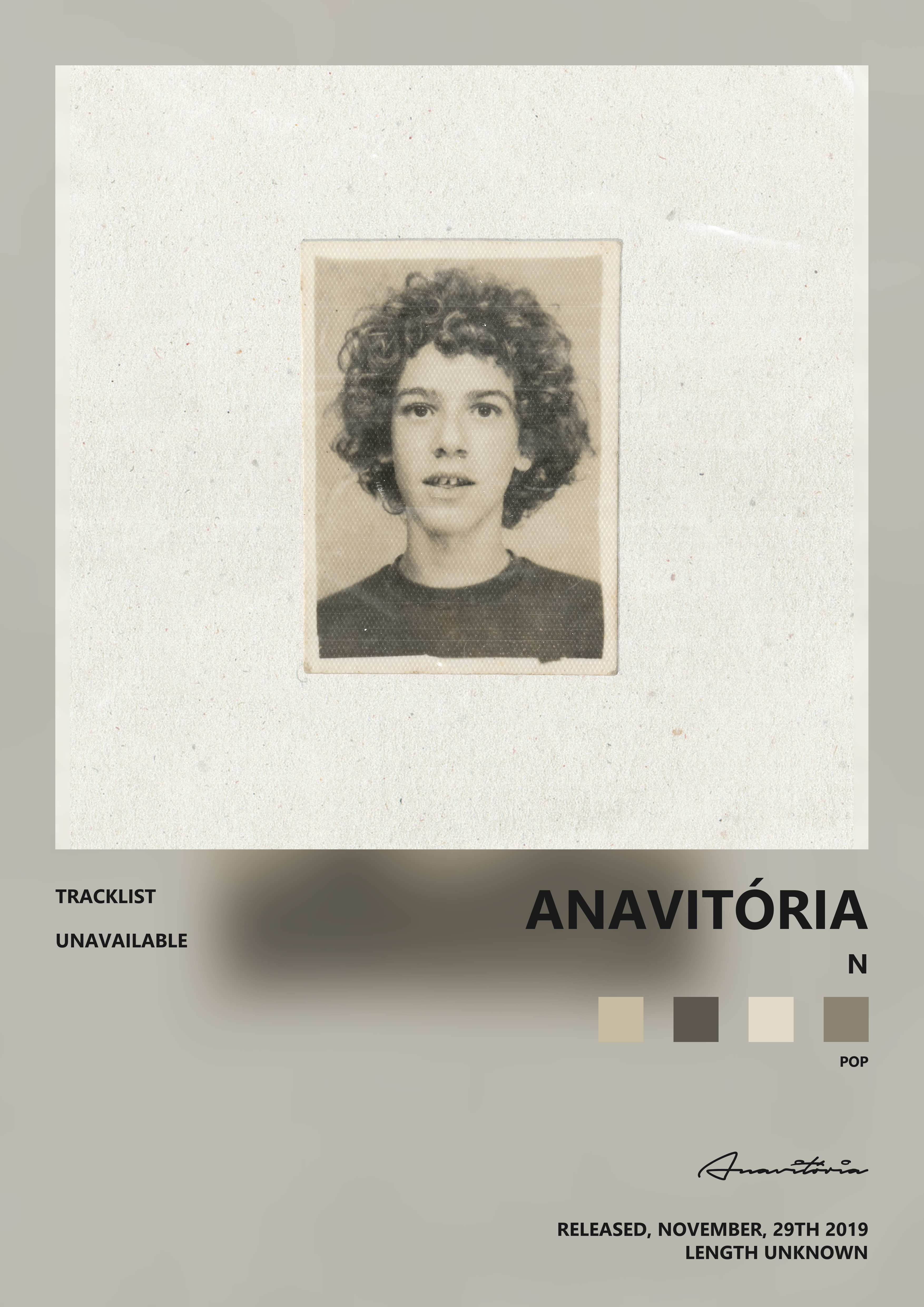 Music poster: Anavitória - N