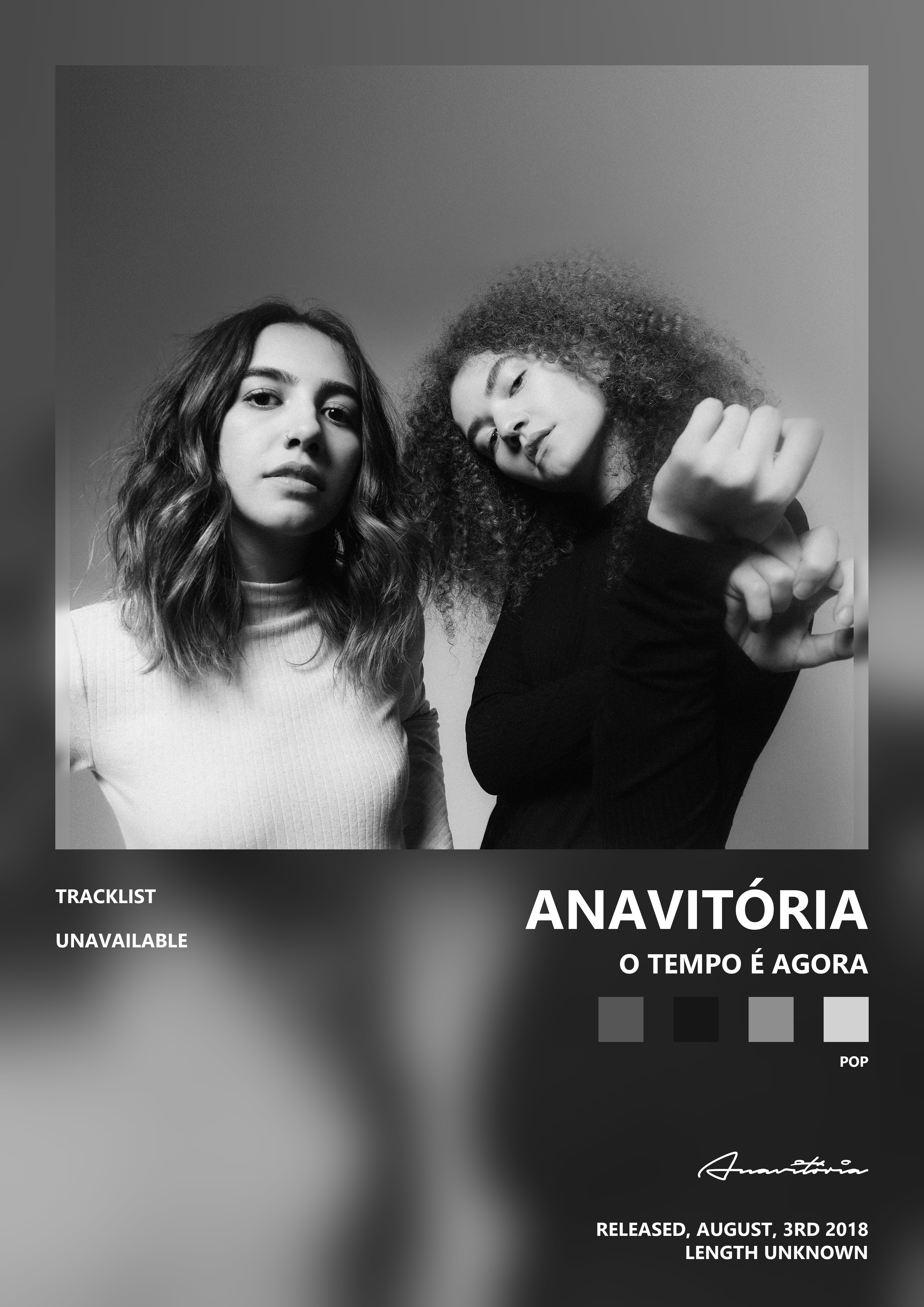 Music poster: Anavitória - O Tempo É Agora