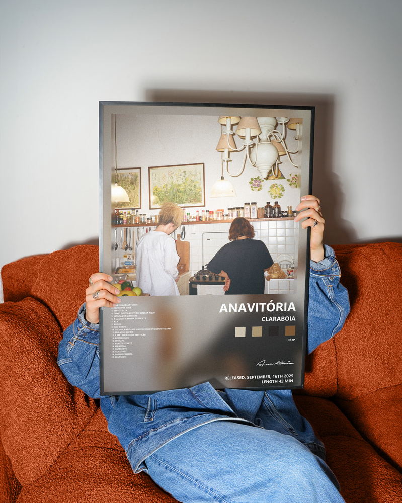 Music poster: Anavitória - claraboia
