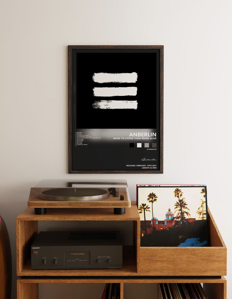 Music poster: Anberlin - More to Living Than Being Alive