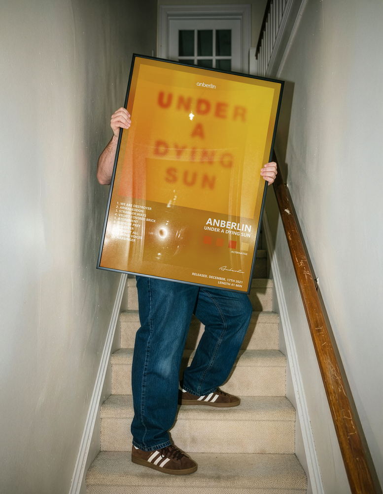 Music poster: Anberlin - Under a Dying Sun
