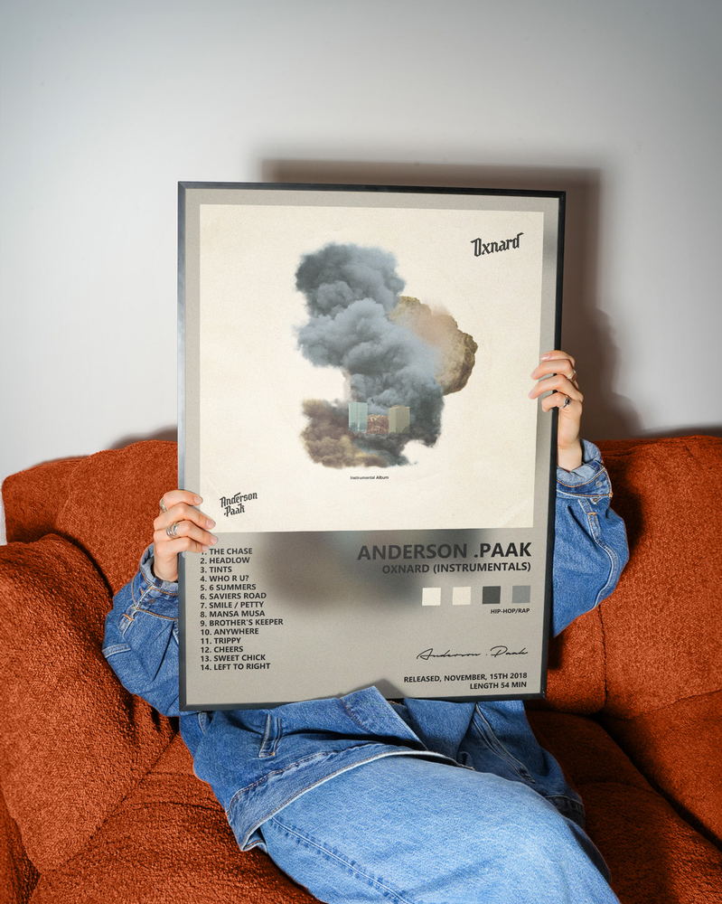 Music poster: Anderson Paak - Oxnard Instrumentals