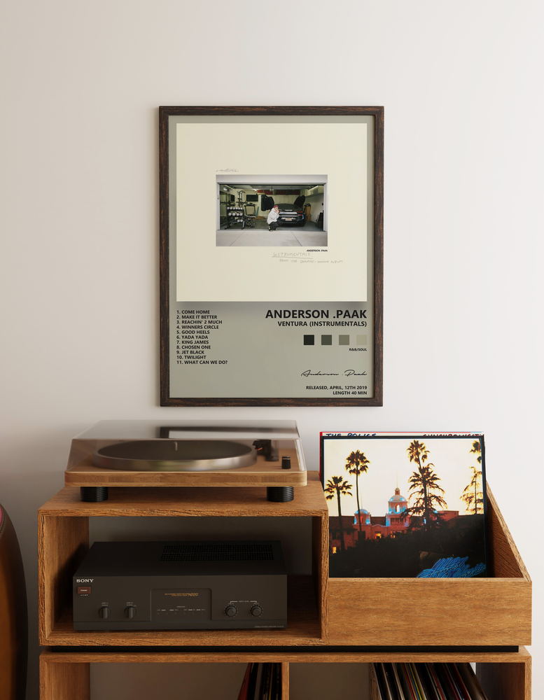 Music poster: Anderson Paak - Ventura Instrumentals