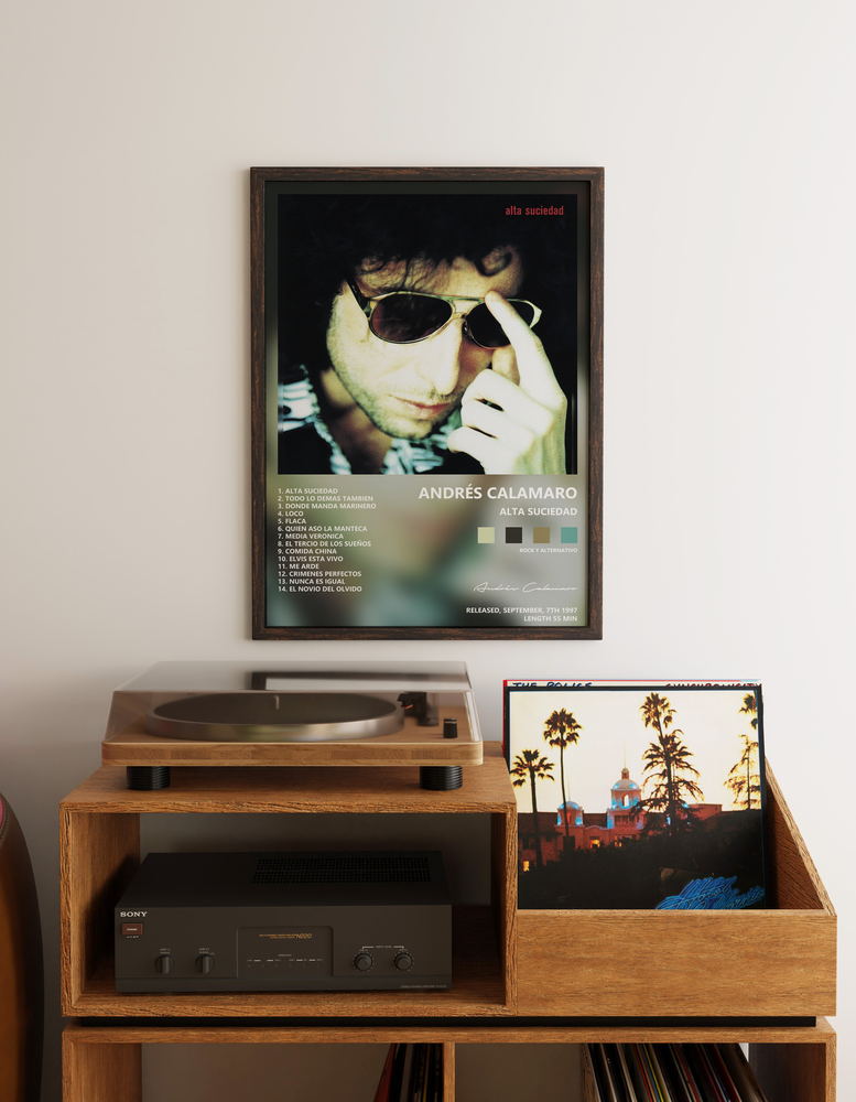 Music poster: Andrés Calamaro - Alta Suciedad
