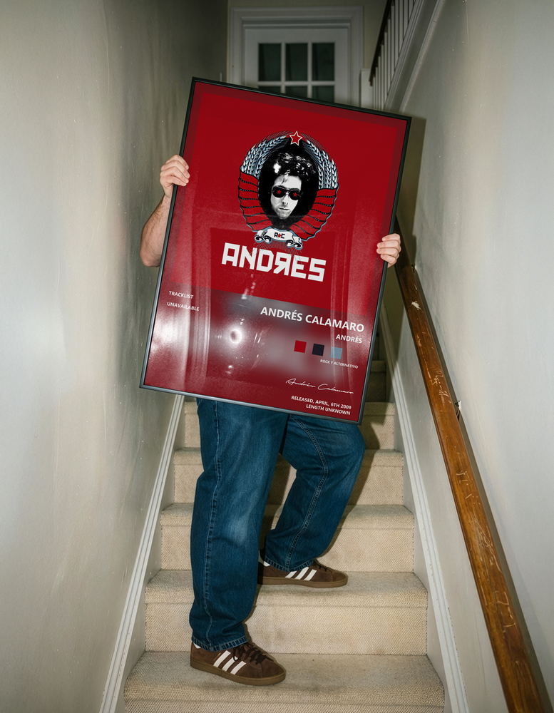 Music poster: Andrés Calamaro - Andrés