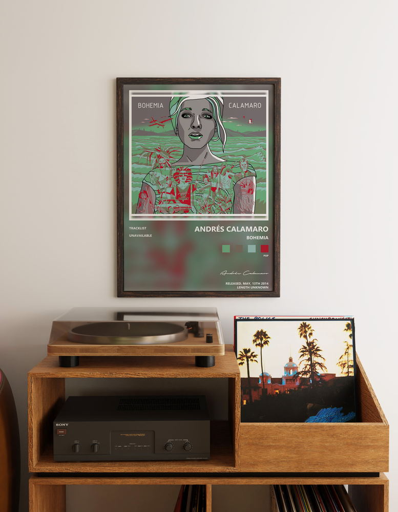 Music poster: Andrés Calamaro - Bohemia