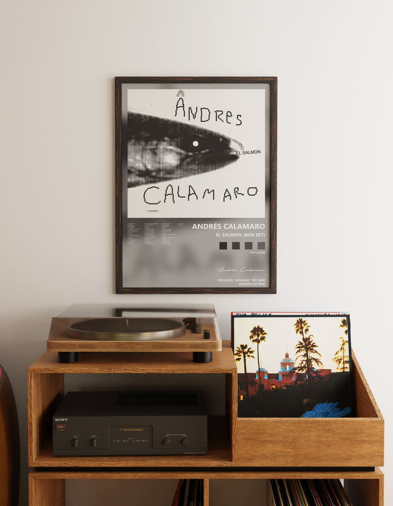Music poster: Andrés Calamaro - El Salmon Box Set
