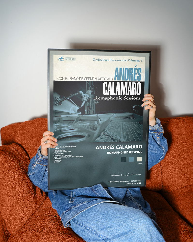 Music poster: Andrés Calamaro - Romaphonic Sessions