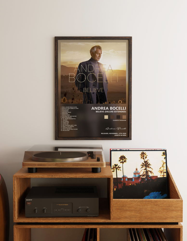 Music poster: Andrea Bocelli - Believe Deluxe Extended
