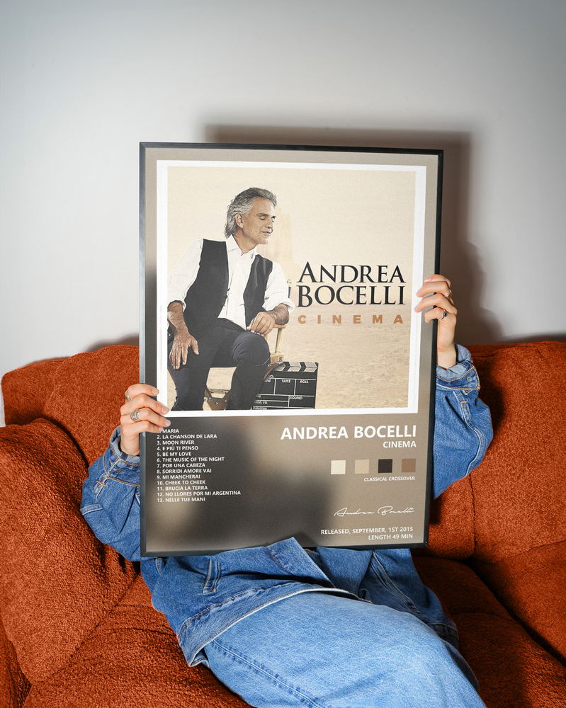 Music poster: Andrea Bocelli - Cinema