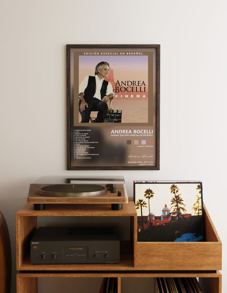 Music poster: Andrea Bocelli - Cinema Edición Especial en Español