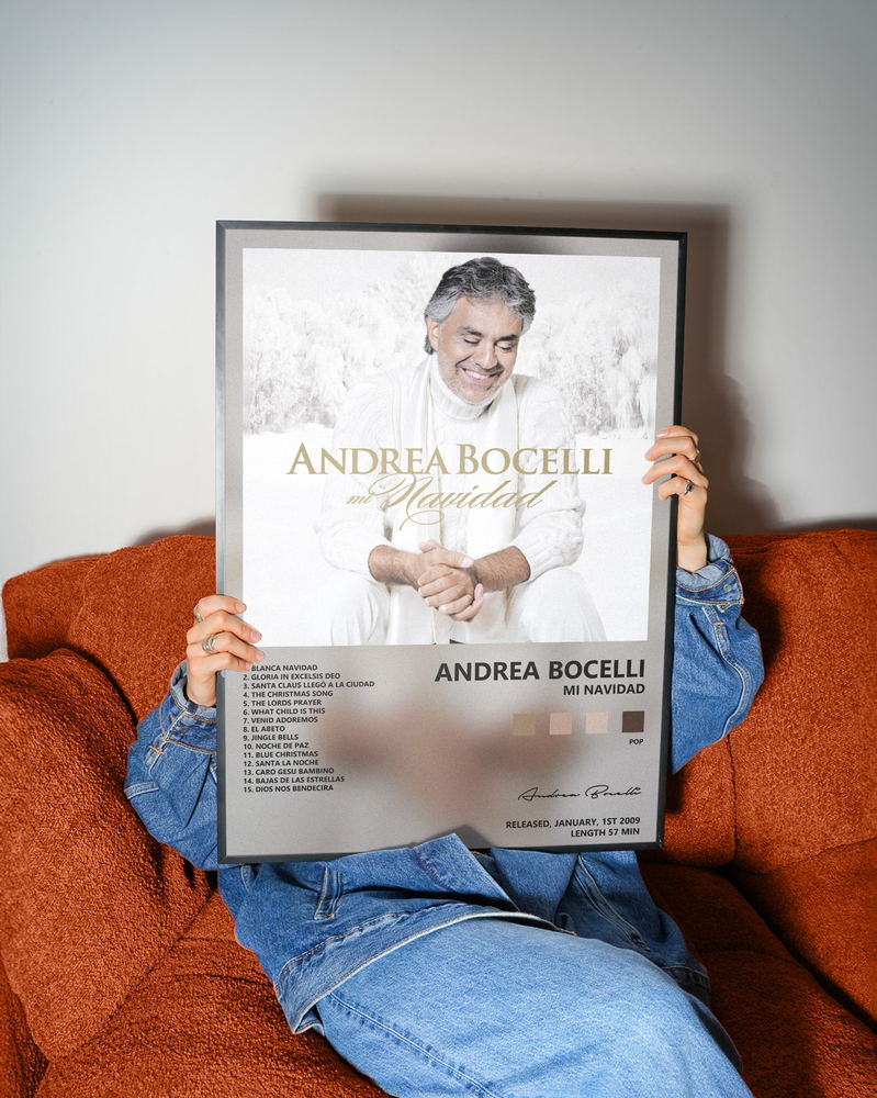 Music poster: Andrea Bocelli - Mi Navidad