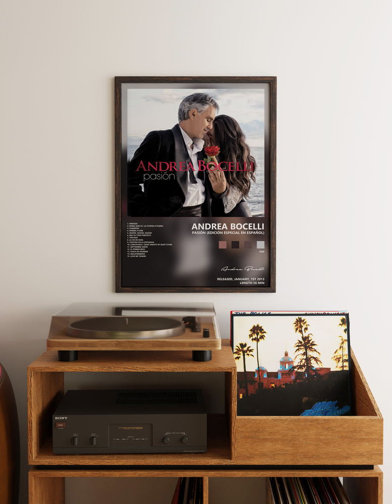 Music poster: Andrea Bocelli - Pasión Edición Especial En Español