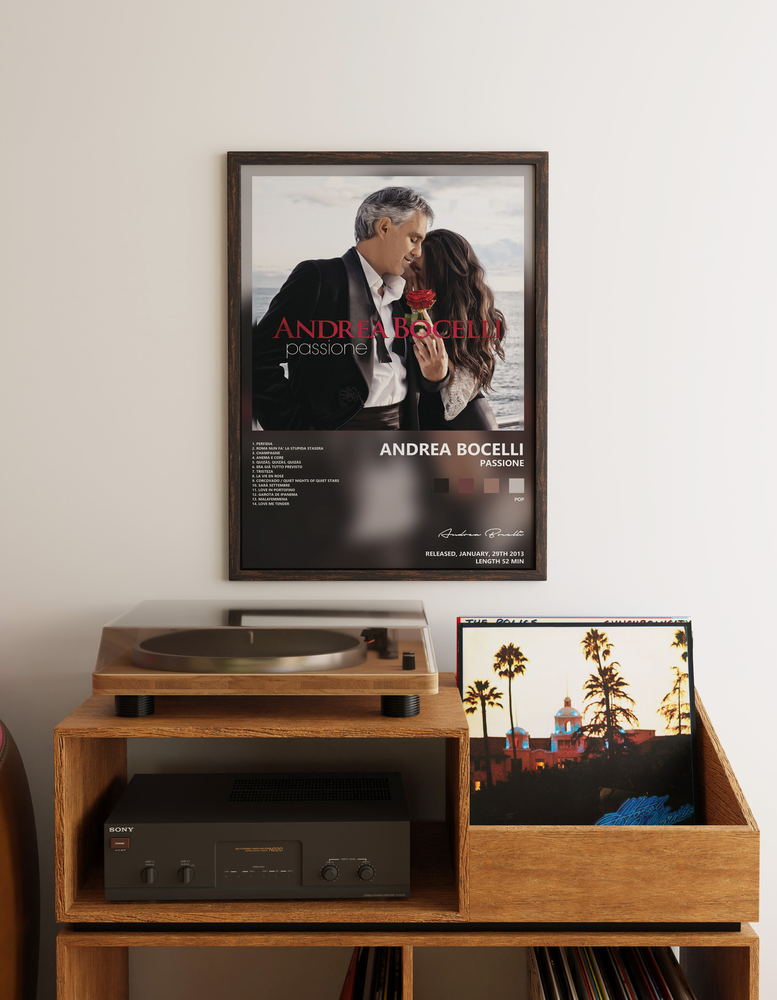 Music poster: Andrea Bocelli - Passione
