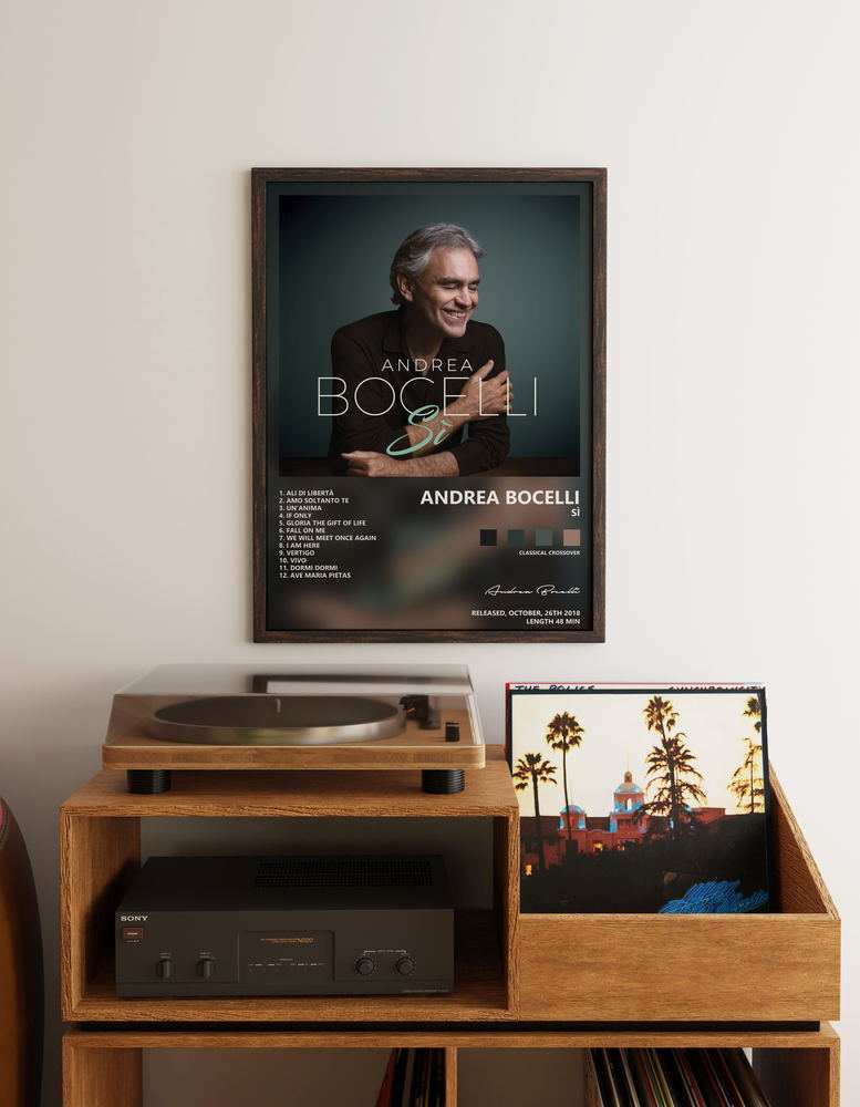 Music poster: Andrea Bocelli - Sì