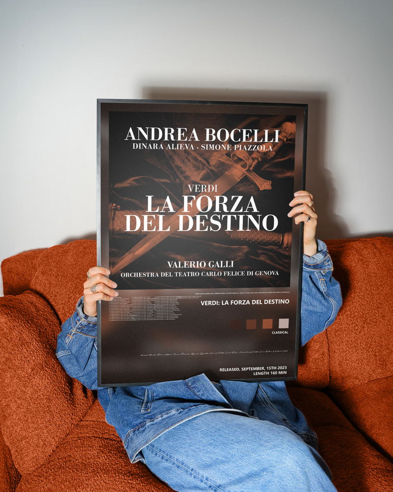 Music poster: Andrea Bocelli Dinara Alieva Simone Piazzola Riccardo Zanellato Coro del Teatro Carlo Felice Orchestra del Teatro Carlo - Andrea Bocelli Dinara Alieva Simone Piazzola Riccardo Zanellato Coro del Teatro Carlo Felice Orchestra del Teatro Carlo