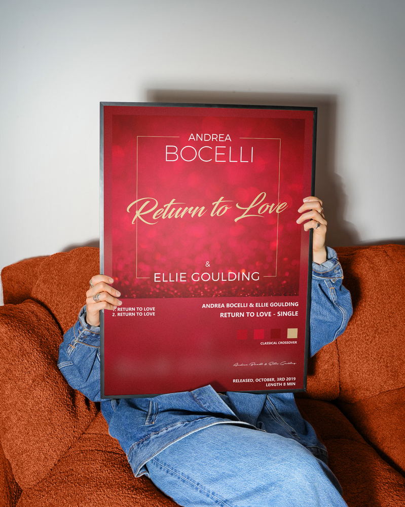 Music poster: Andrea Bocelli Ellie Goulding - Return To Love - Single