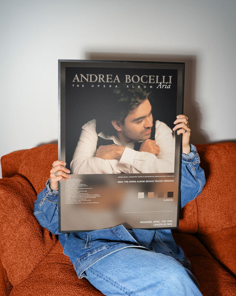 Music poster: Andrea Bocelli Gianandrea Noseda Orchestra del Maggio Musicale Fiorentino - Aria The Opera Album Bonus Tracks Version