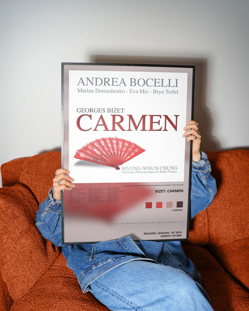 Music poster: Andrea Bocelli Marina Domashenko Orchestre Philharmonique de Radio France Myung-Whun Chung - Bizet Carmen