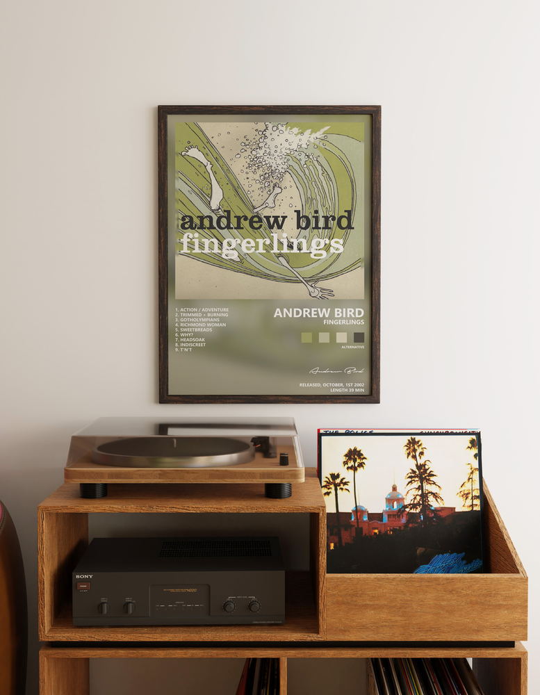Music poster: Andrew Bird - Fingerlings