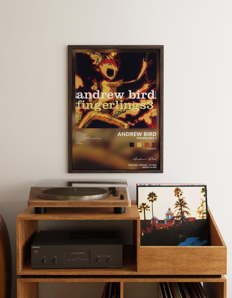 Music poster: Andrew Bird - Fingerlings 3