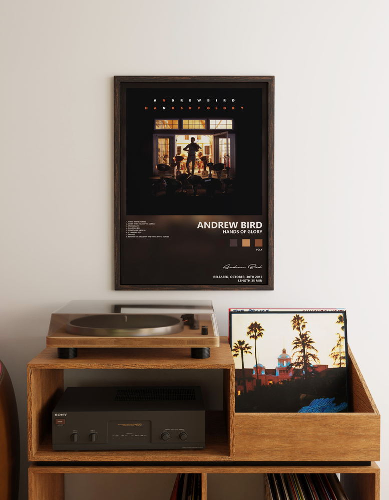 Music poster: Andrew Bird - Hands of Glory