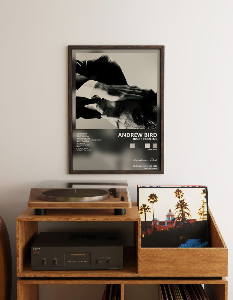 Music poster: Andrew Bird - Inside Problems
