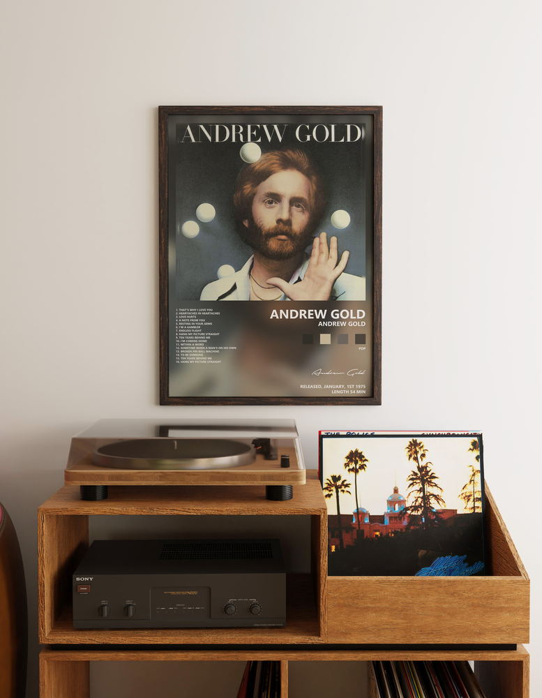 Music poster: Andrew Gold - Andrew Gold