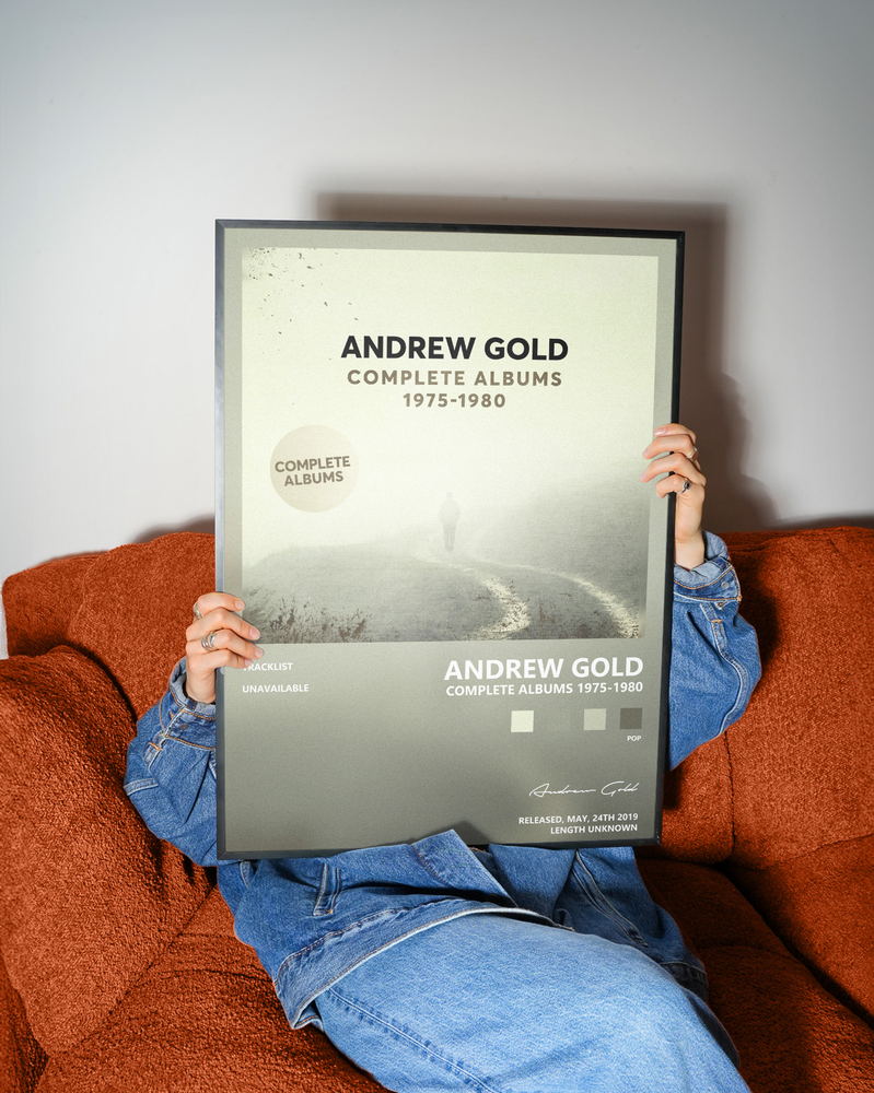 Music poster: Andrew Gold - Complete Albums 1975-1980