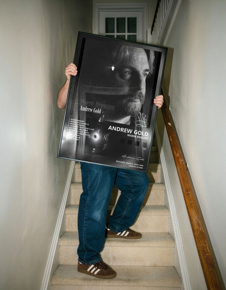 Music poster: Andrew Gold - Warm Breezes
