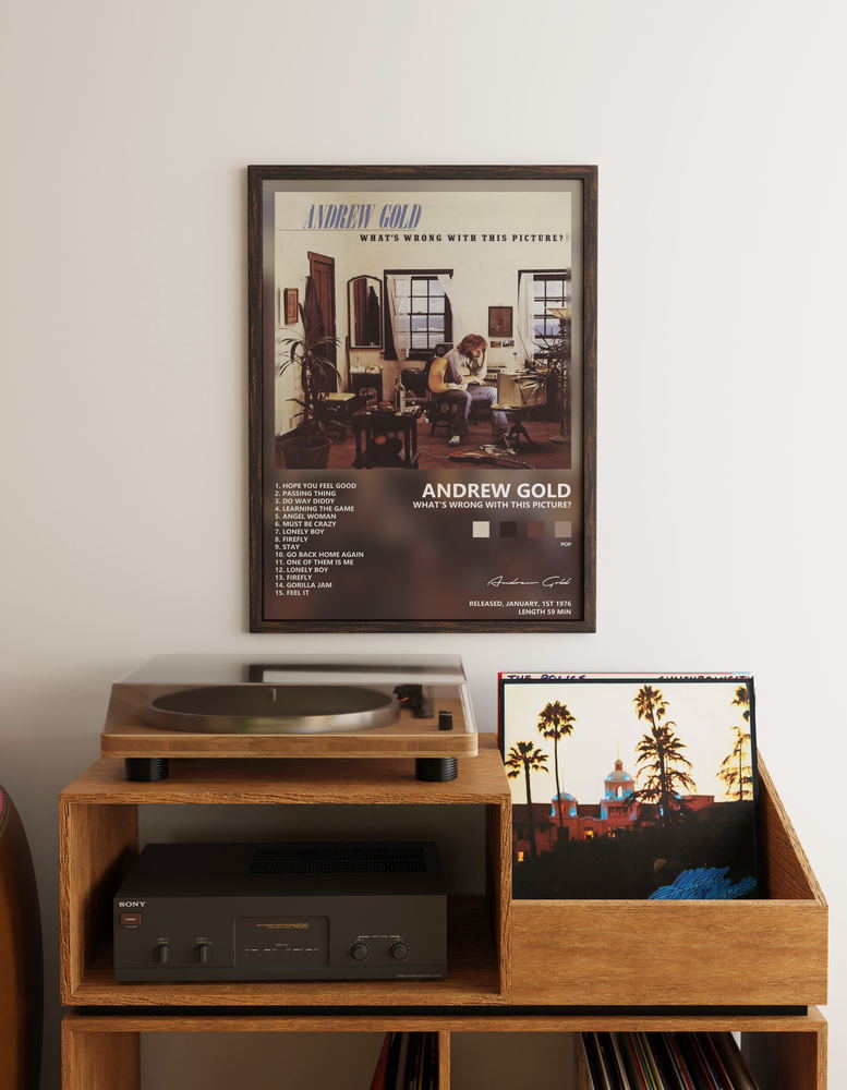 Music poster: Andrew Gold - Whats Wrong With This Picture