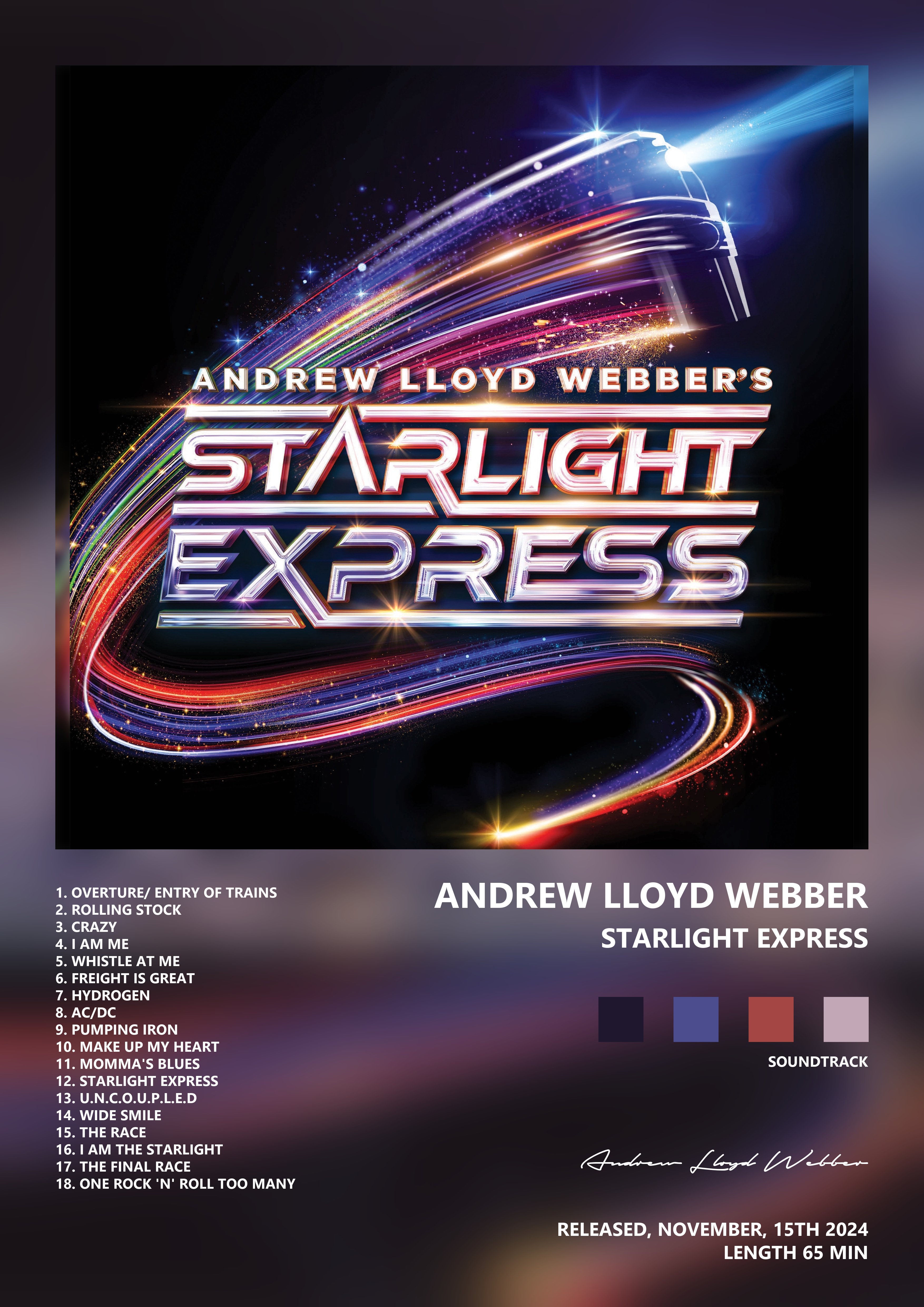 Music poster: Andrew Lloyd Webber - Starlight Express