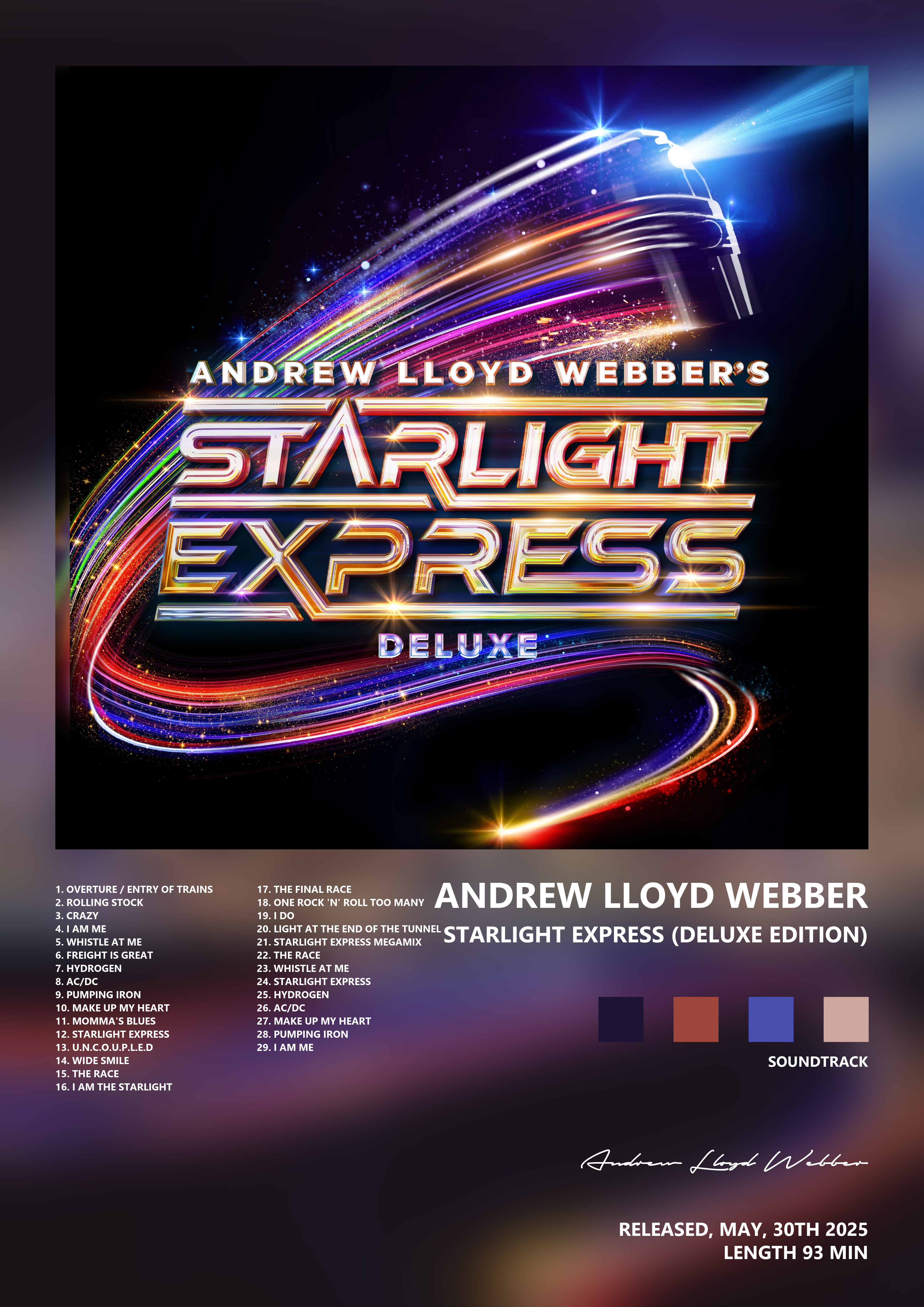 Music poster: Andrew Lloyd Webber - Starlight Express Deluxe Edition