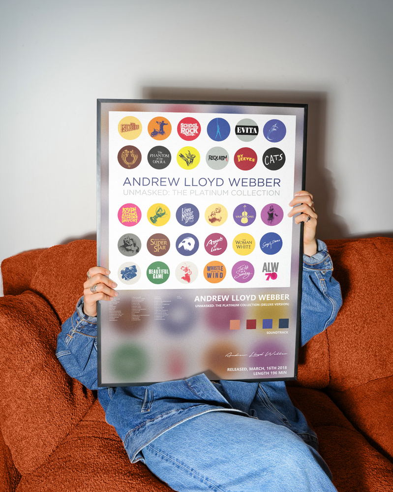 Music poster: Andrew Lloyd Webber - Unmasked The Platinum Collection Deluxe Version