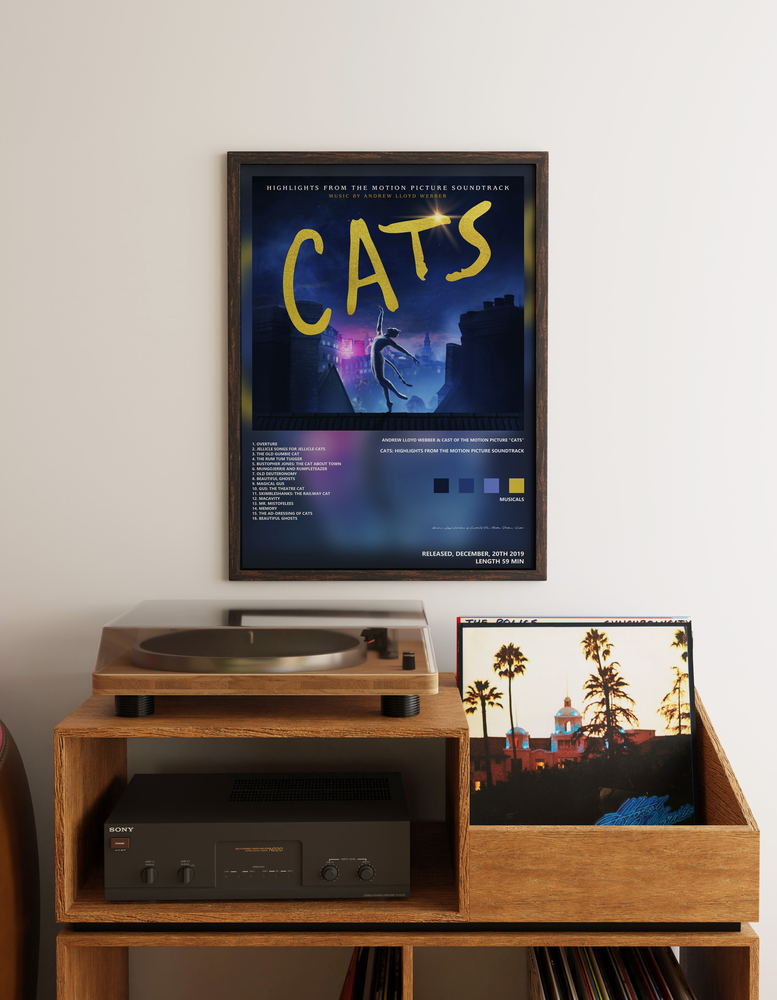 Music poster: Andrew Lloyd Webber Cast Of The Motion Picture Cats - Cats Highlights from the Motion Picture Soundtrack