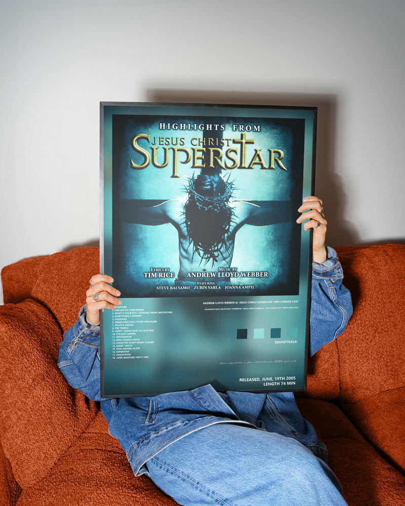 Music poster: Andrew Lloyd Webber Jesus Christ Superstar 1996 London Cast - Highlights from Jesus Christ Superstar Jesus Christ Supers