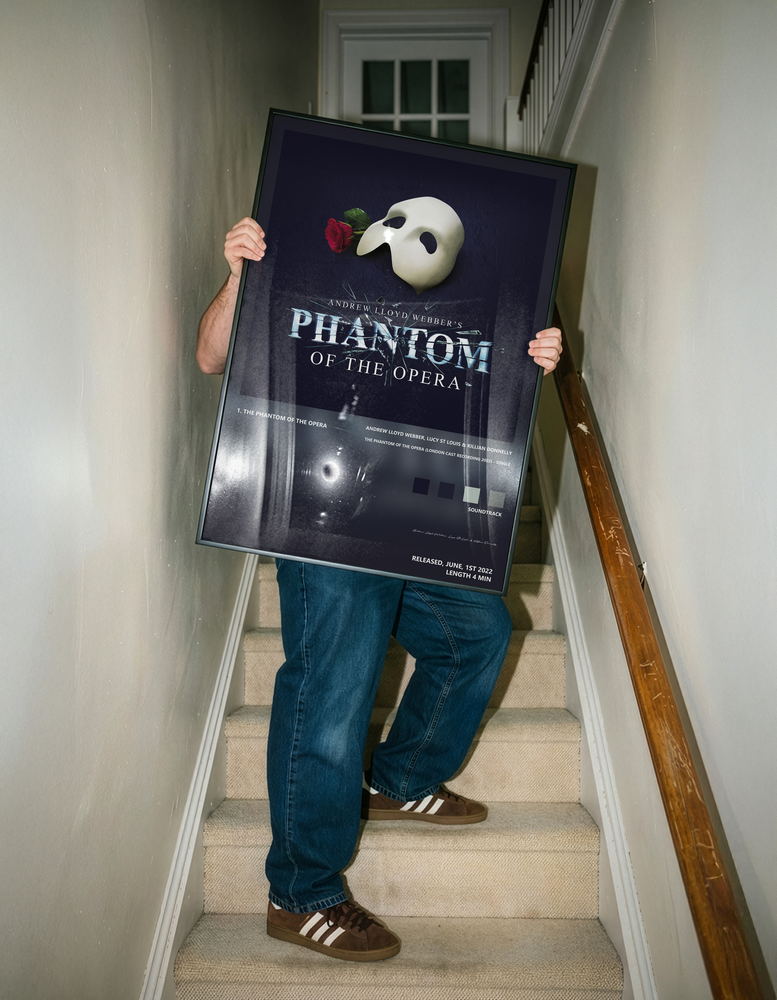 Music poster: Andrew Lloyd Webber Lucy St Louis Killian Donnelly - The Phantom of the Opera London Cast Recording 2022 - Single