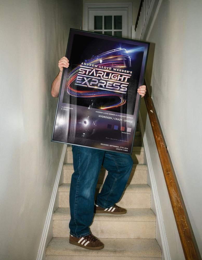 Music poster: Andrew Lloyd Webber Starlight Express - Hydrogen Crazy - Single