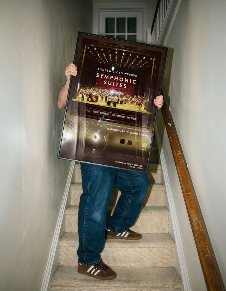 Music poster: Andrew Lloyd Webber The Andrew Lloyd Webber Orchestra - Symphonic Suites Video Deluxe