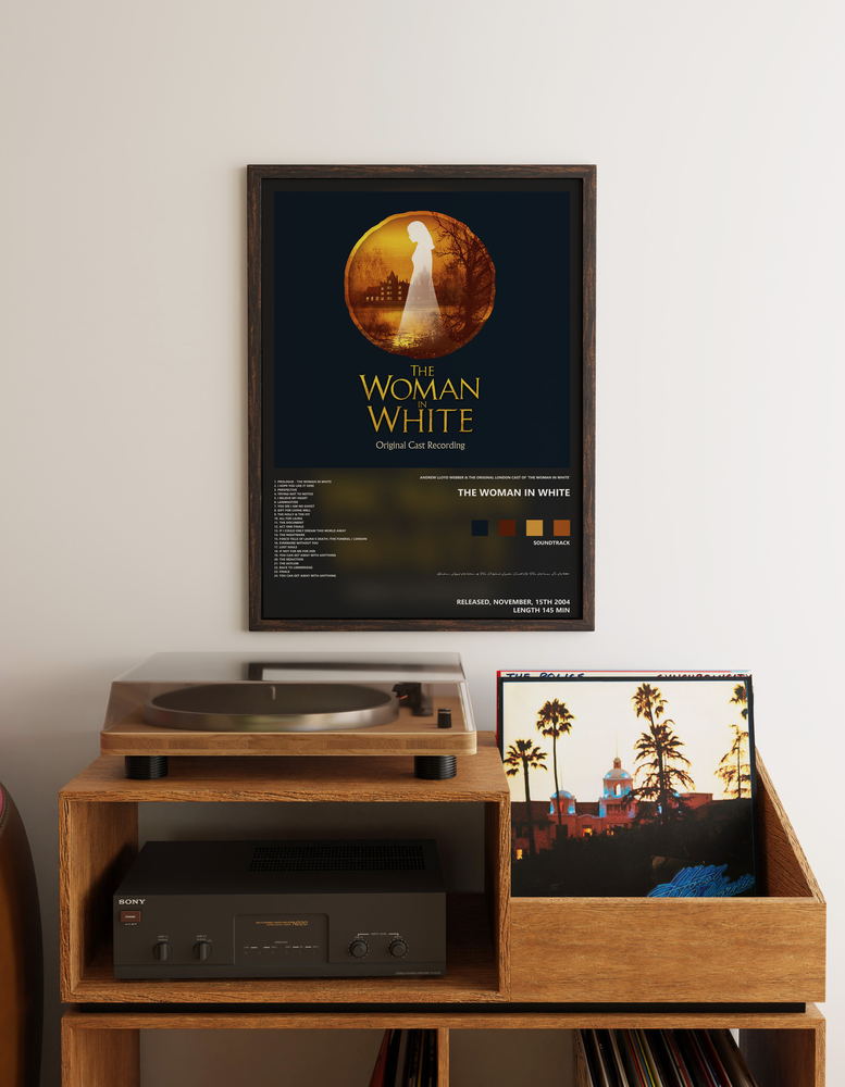 Music poster: Andrew Lloyd Webber The Original London Cast Of The Woman In White - The Woman in White
