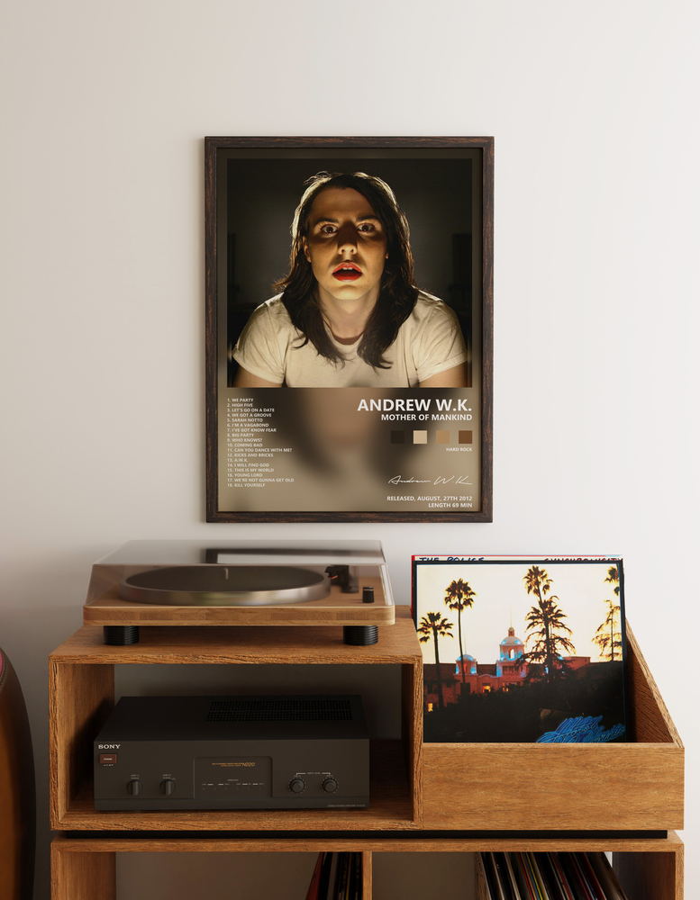 Music poster: Andrew WK - Mother of Mankind