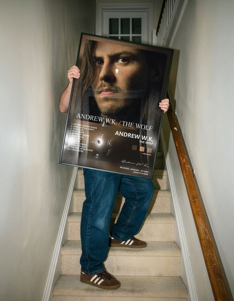 Music poster: Andrew WK - The Wolf