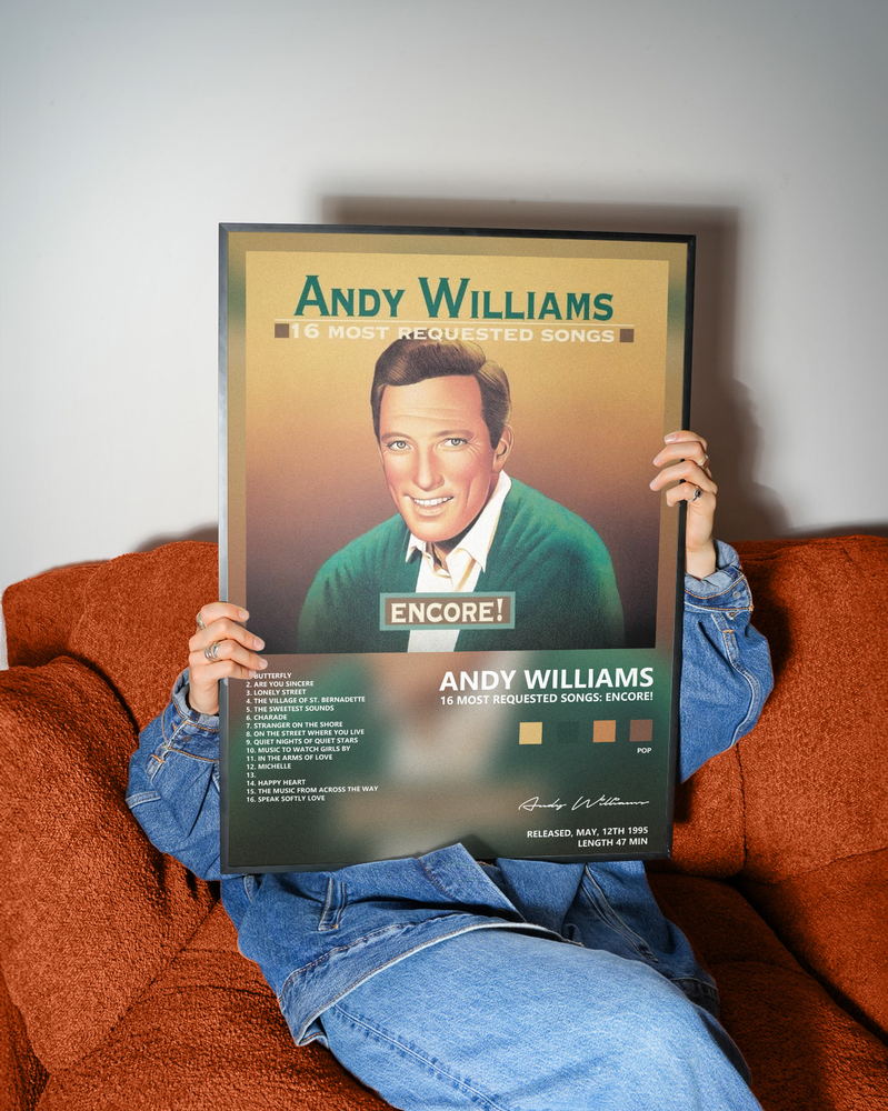 Music poster: Andy Williams - 16 Most Requested Songs Encore