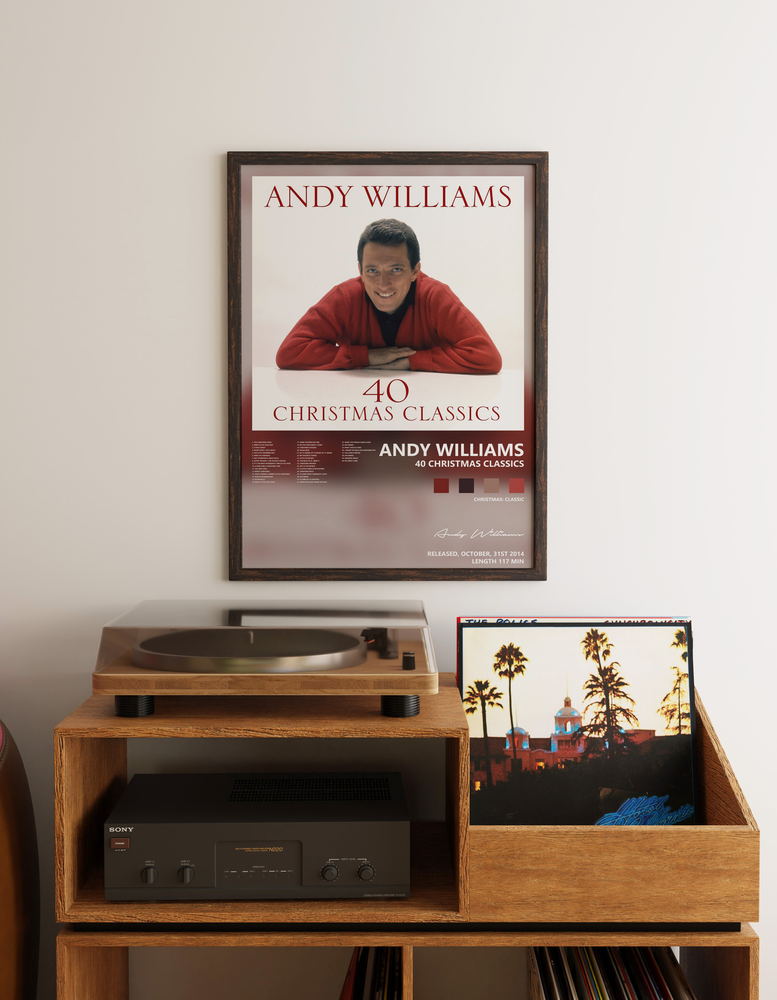 Music poster: Andy Williams - 40 Christmas Classics