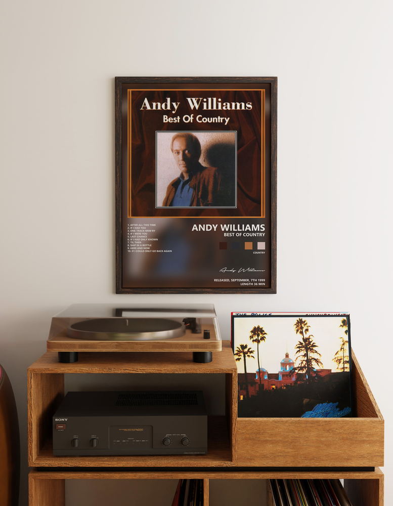 Music poster: Andy Williams - Best of Country