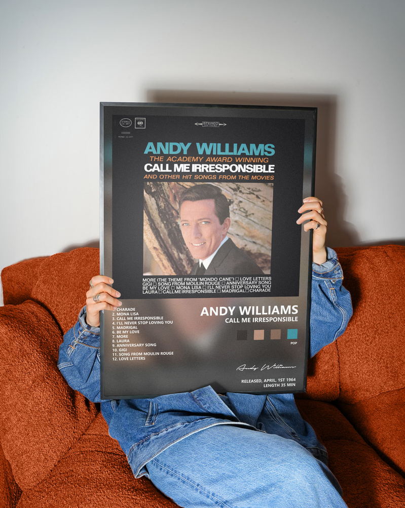 Music poster: Andy Williams - Call Me Irresponsible